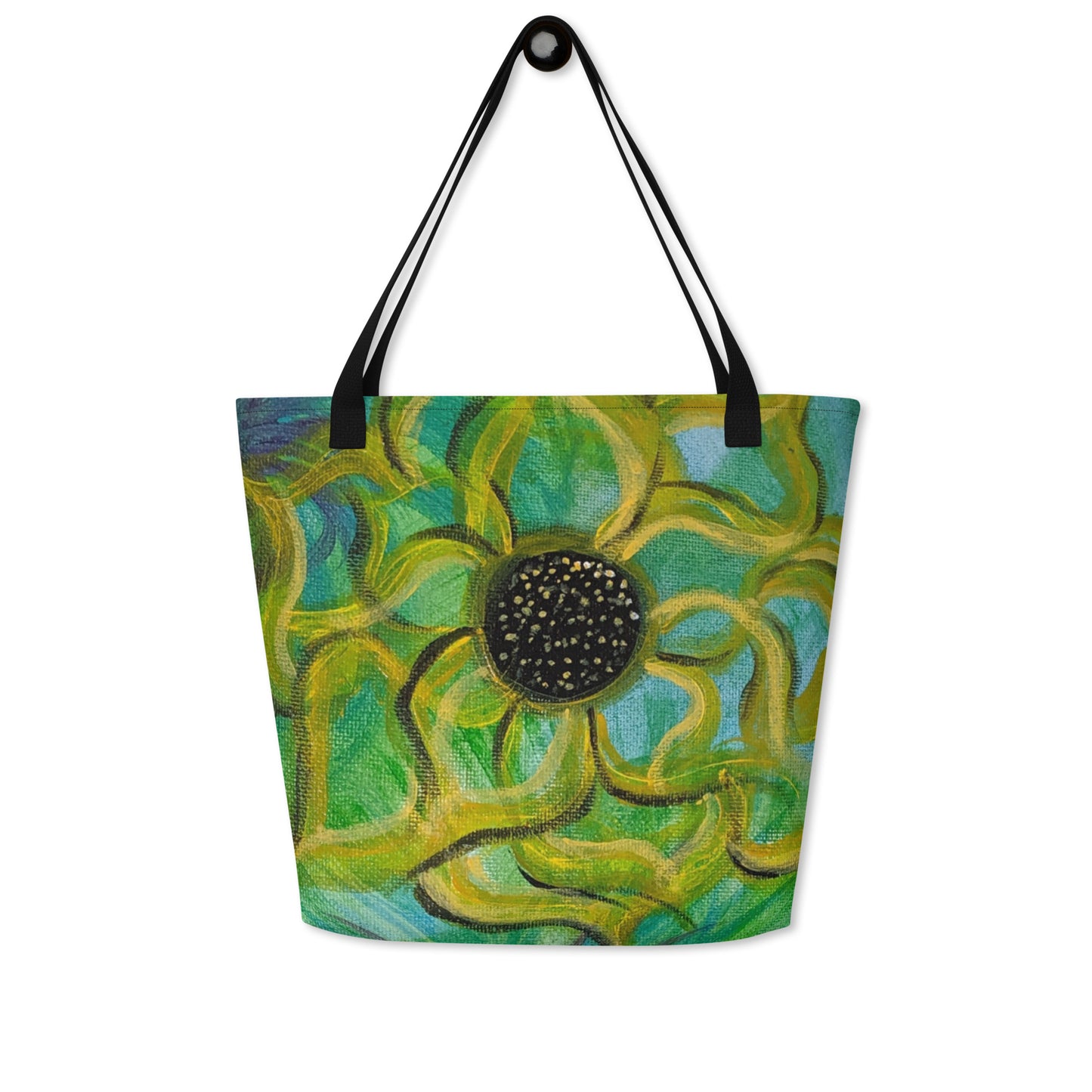 Large Flower For A Flower Tote Bag