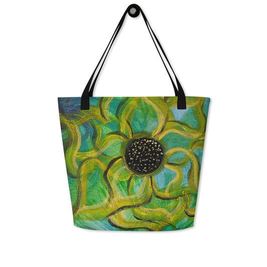 Large Flower For A Flower Tote Bag