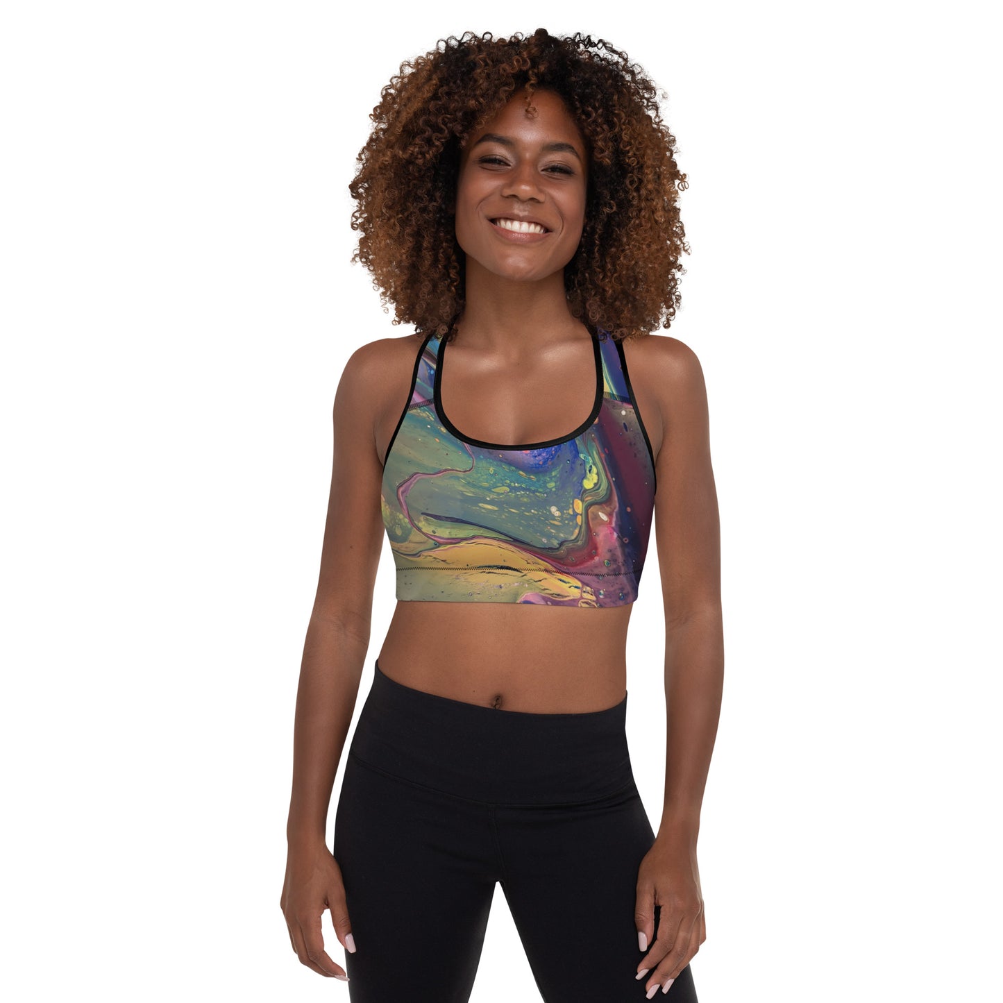 Galactic Quest Padded Sports Bra