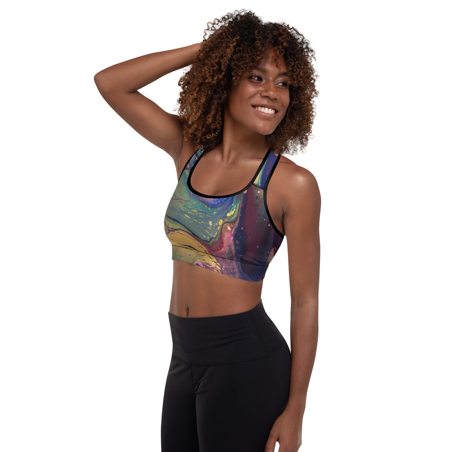 Galactic Quest Padded Sports Bra