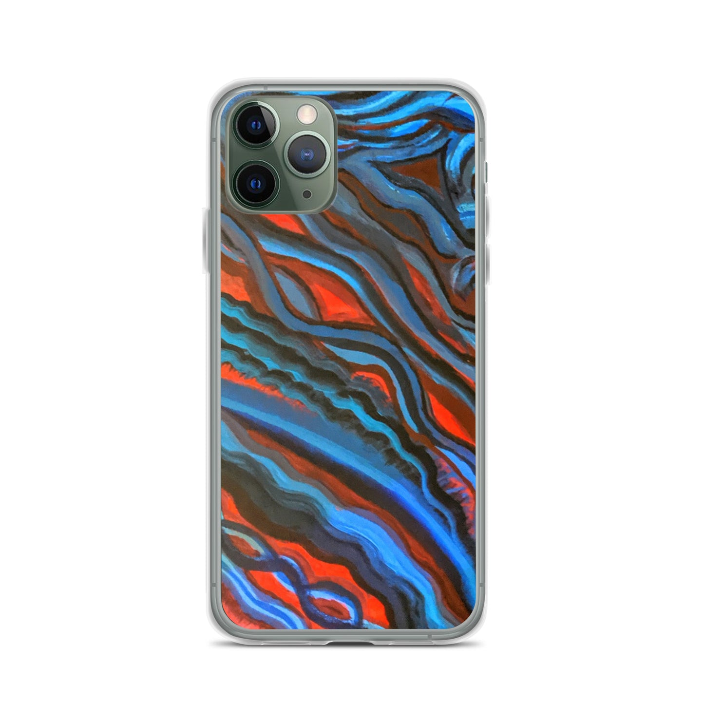 Clear Case for iPhone® Brain Waves