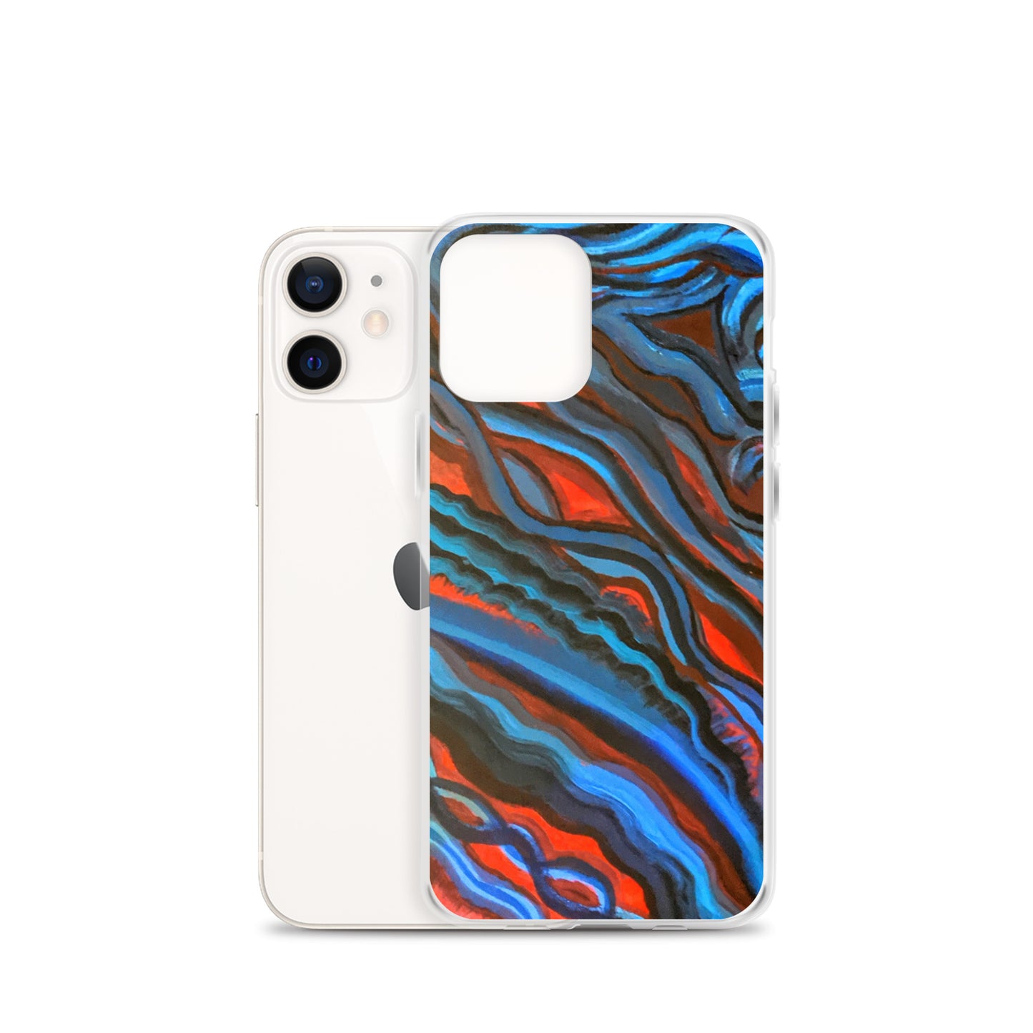 Clear Case for iPhone® Brain Waves