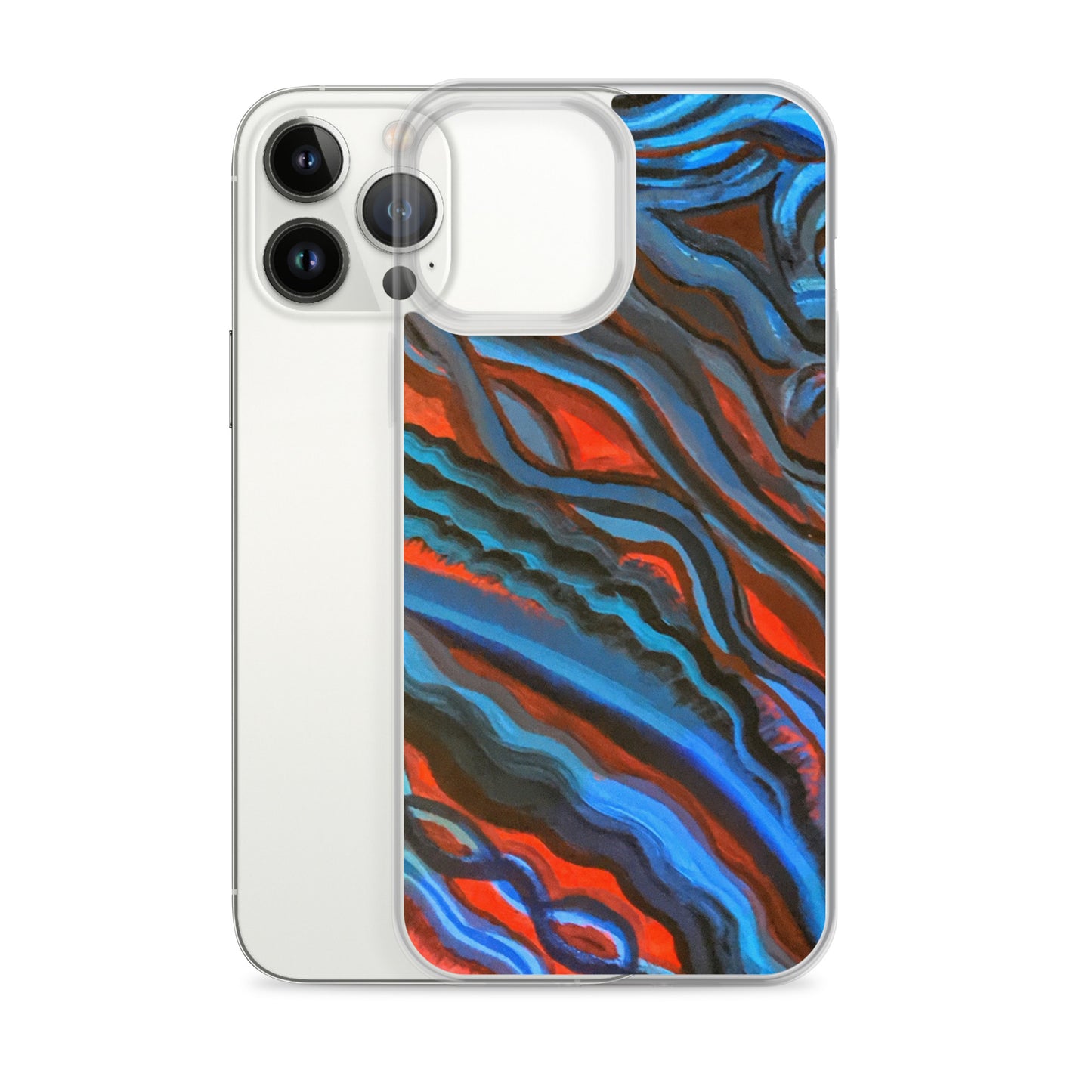 Clear Case for iPhone® Brain Waves