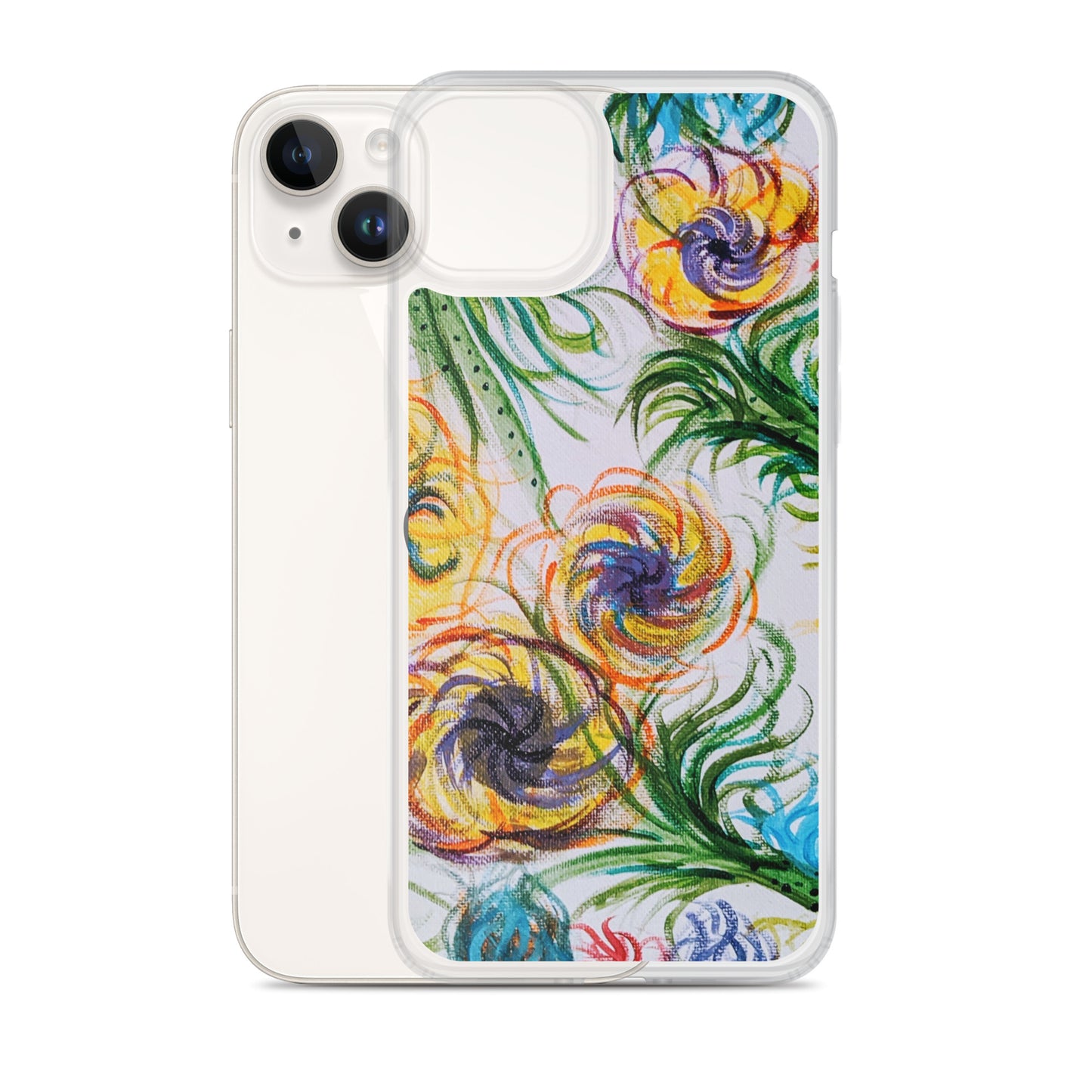 Clear Case for iPhone® Flower For A Flower