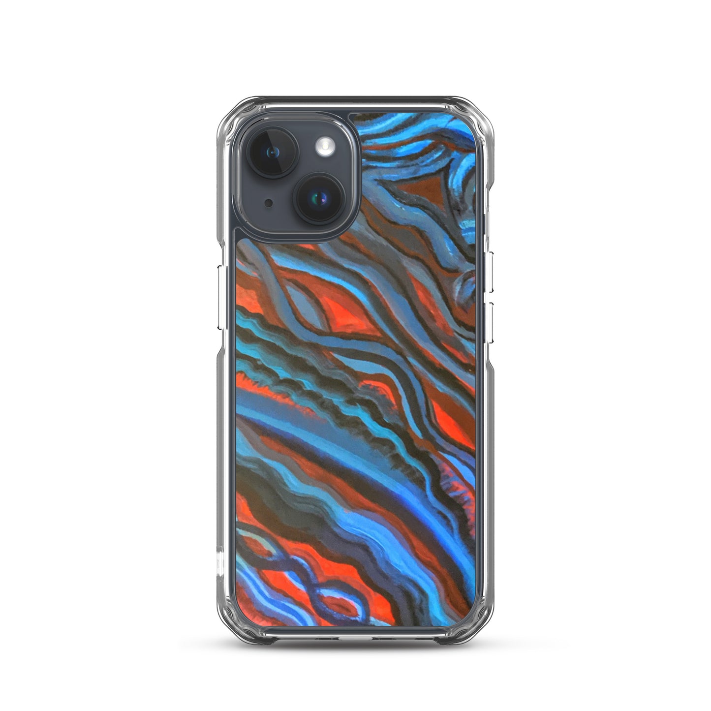 Clear Case for iPhone® Brain Waves