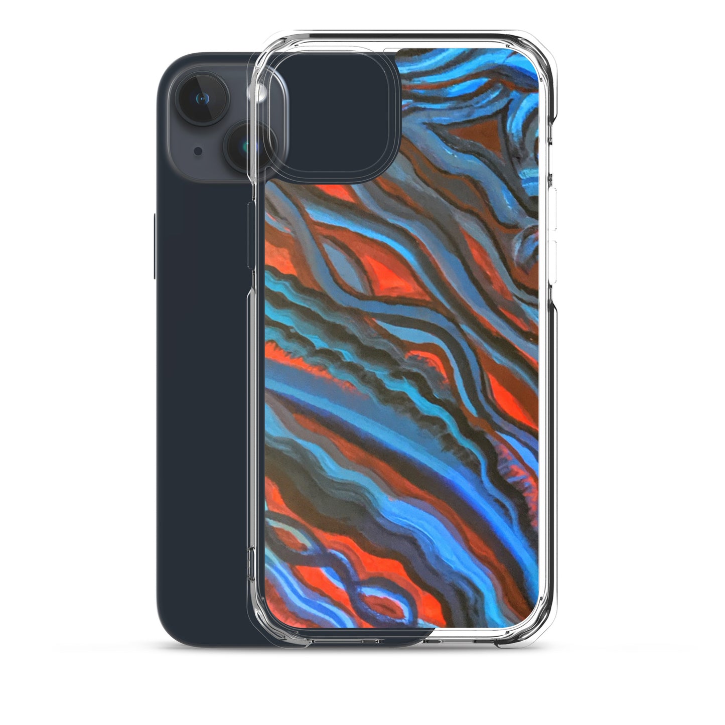 Clear Case for iPhone® Brain Waves