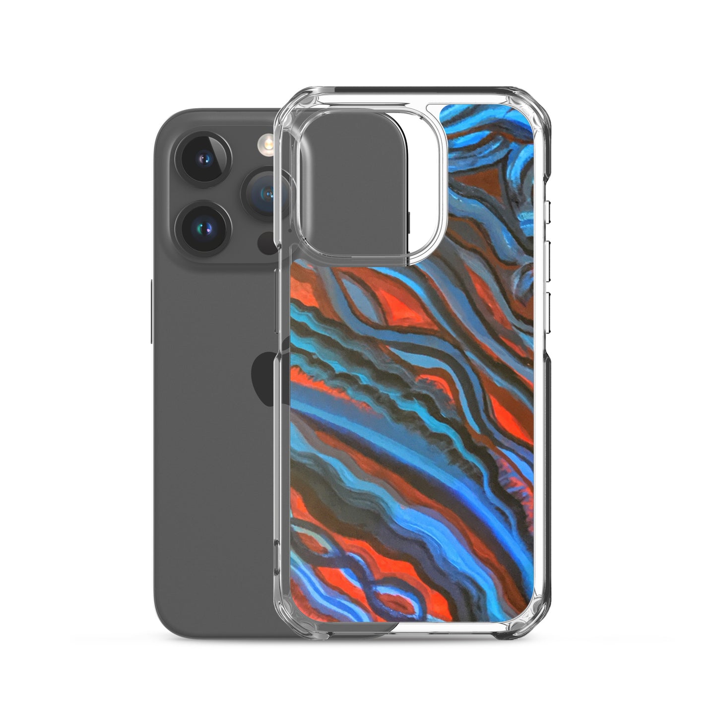 Clear Case for iPhone® Brain Waves