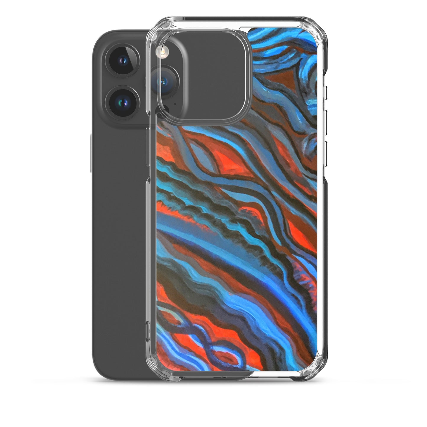 Clear Case for iPhone® Brain Waves