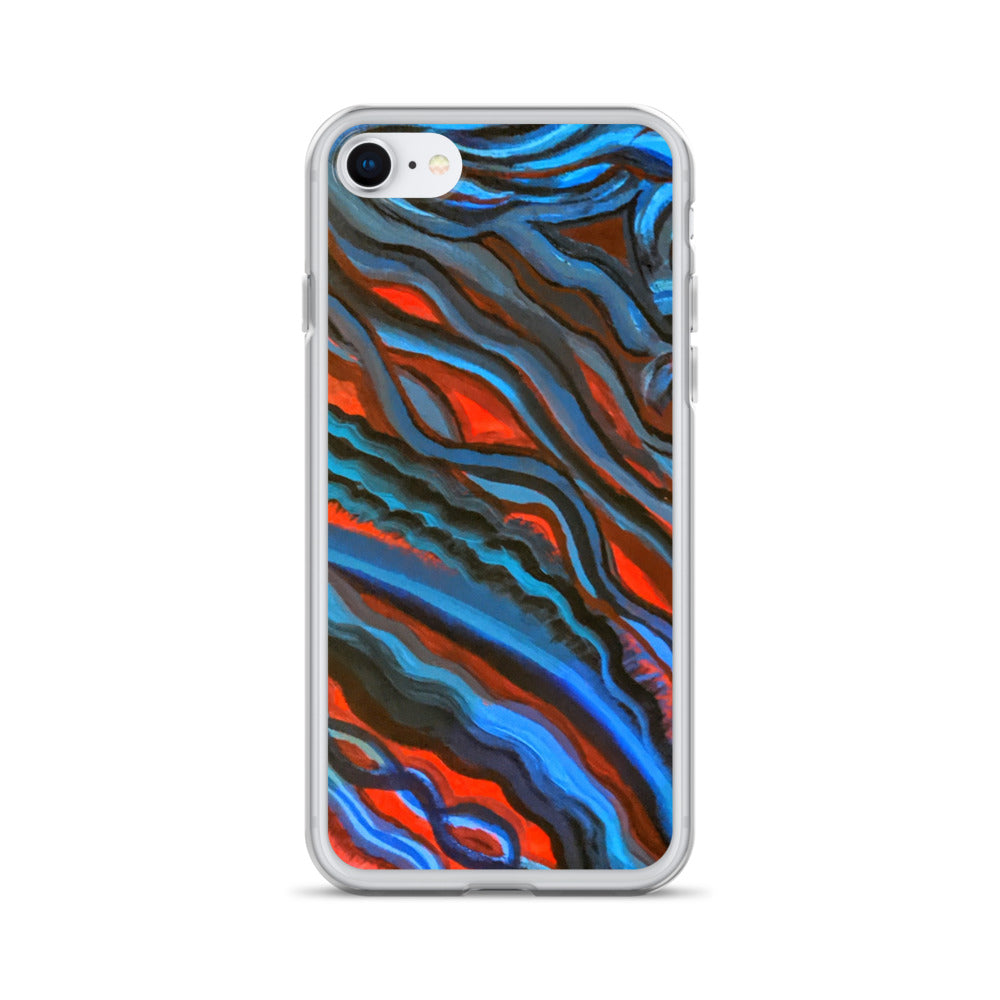 Clear Case for iPhone® Brain Waves