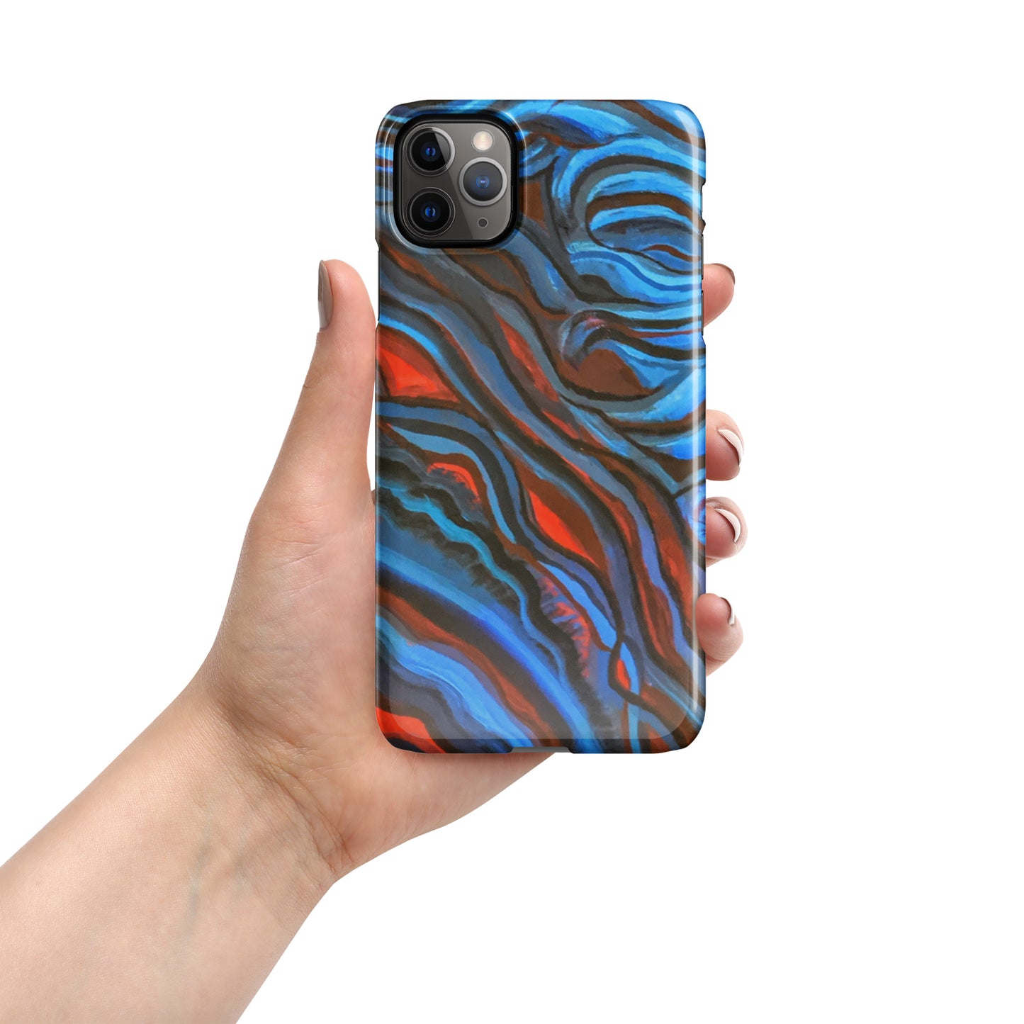 Snap case for iPhone® Brain Waves