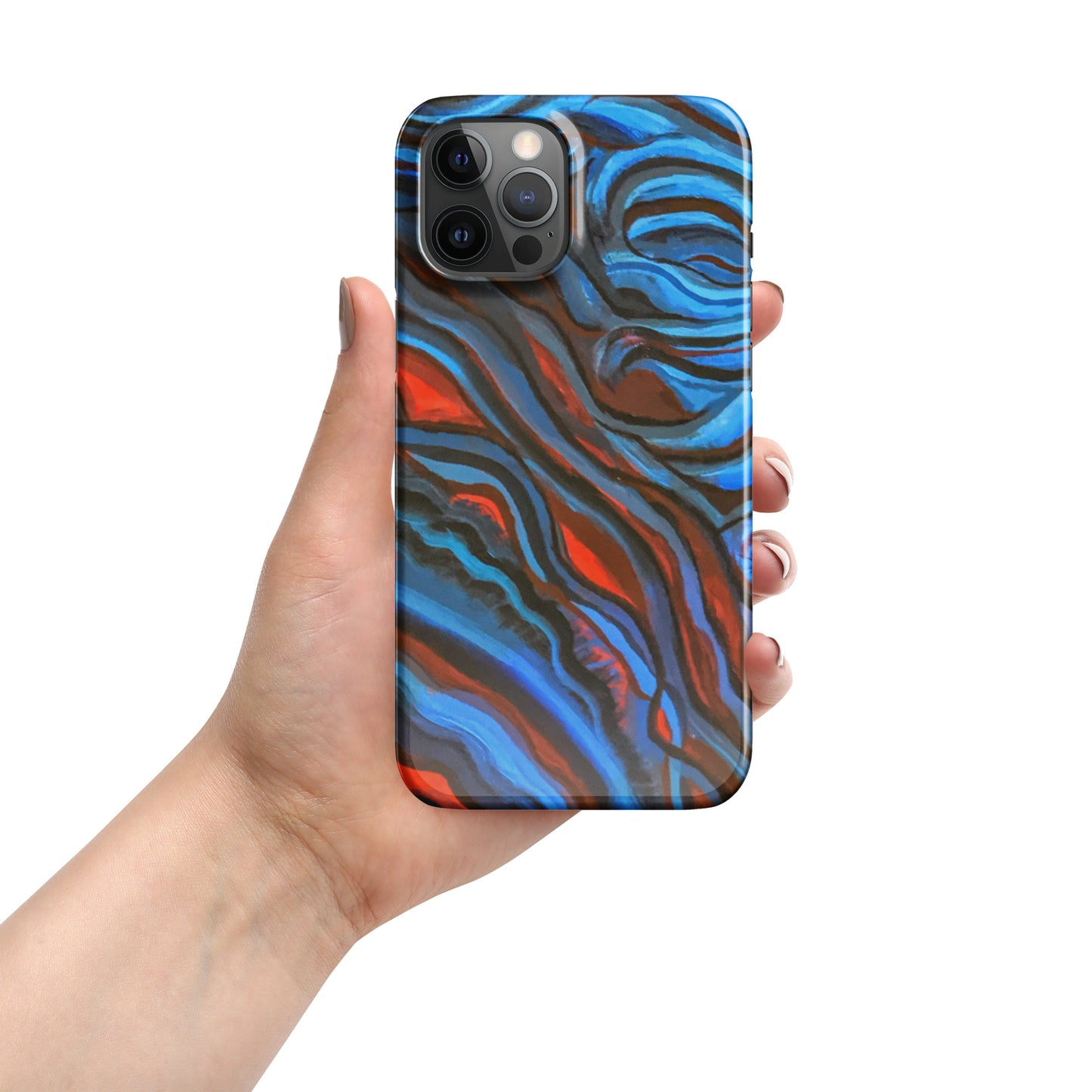 Snap case for iPhone® Brain Waves