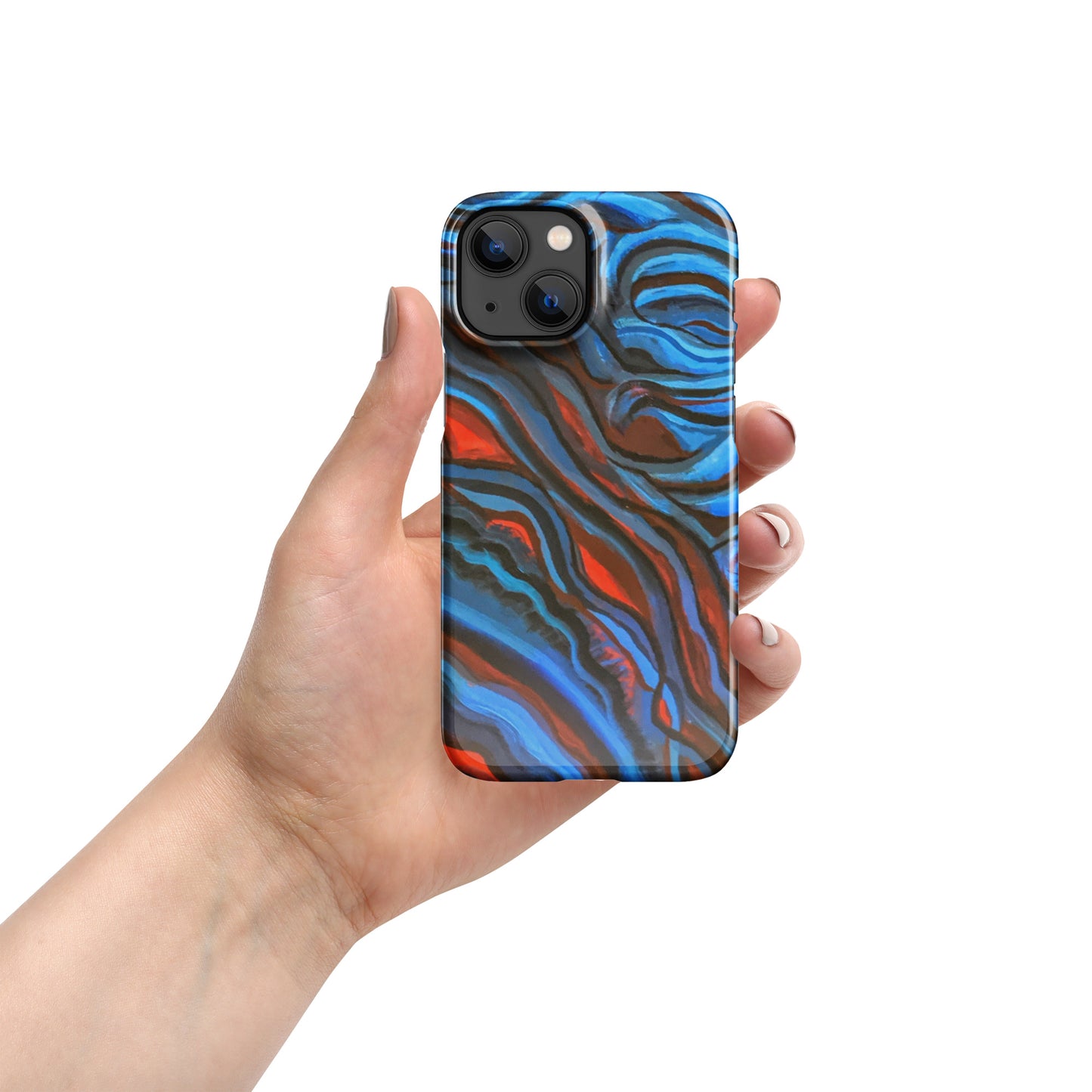 Snap case for iPhone® Brain Waves