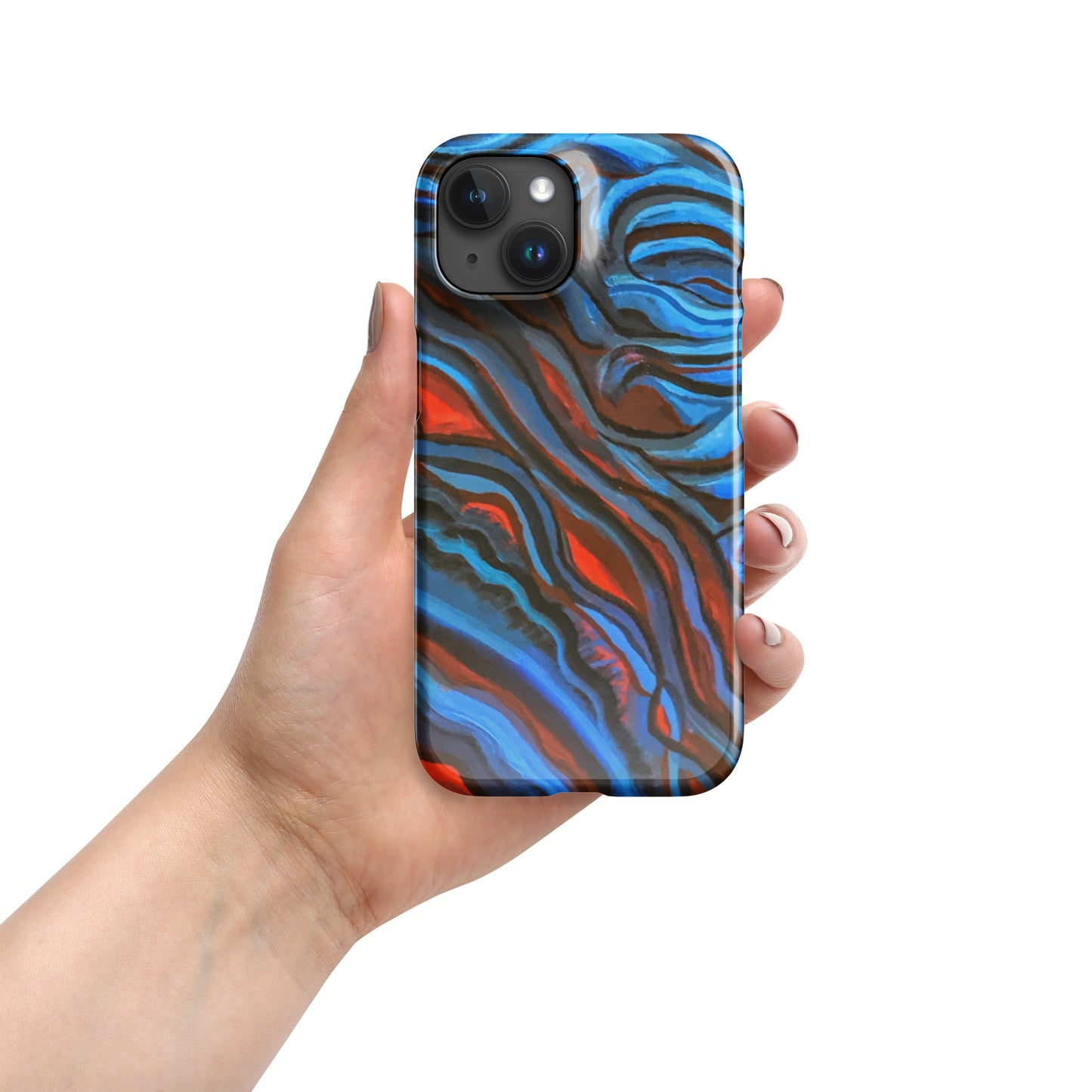 Snap case for iPhone® Brain Waves